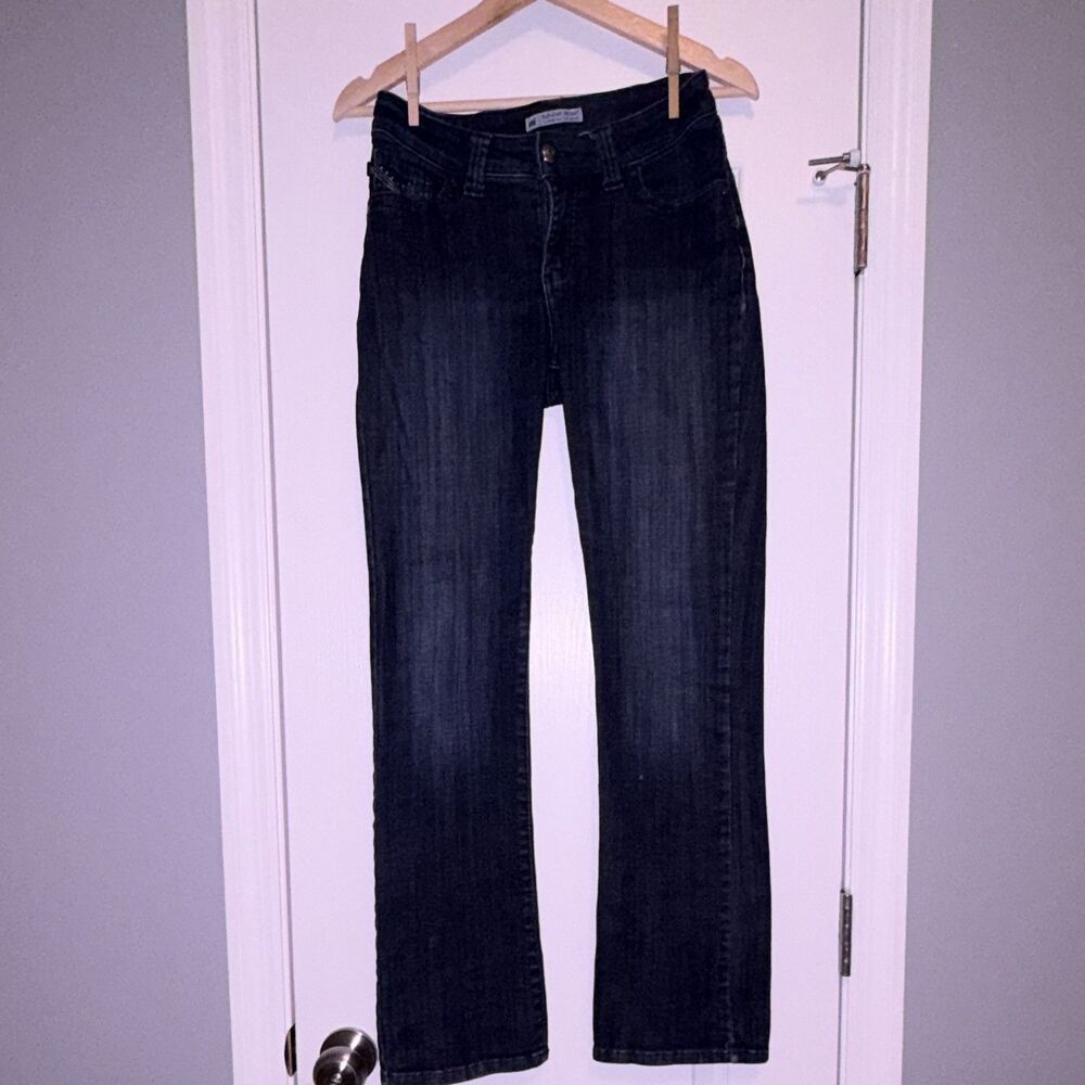 Lee Women’s Low Rise Bootcut Stretch Jeans Dark Wash Blue Size 4
